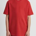 Marlow Kids Graphic Tee in Red, model shot on white
