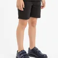 Norwood Kids School Shoe in Navy, model shot on white