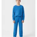 Aster Kids Pyjama Set in Blue, model shot on white