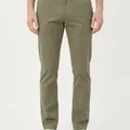 Oakmere Chino Trouser in Olive, model shot on white