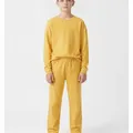 Aster Kids Pyjama Set in Yellow, model shot on white