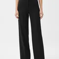 Fairmont Wide Leg Trouser in Black, model shot on white