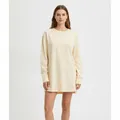 Kendall Nightshirt in Ivory, model shot on white