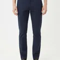 Kendall Chino Trouser in Navy, model shot on white