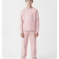 Aster Kids Pyjama Set in Pink, model shot on white
