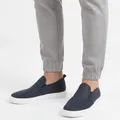 Bramley Everyday Trainer in Navy, model shot on white