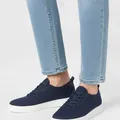 Juniper Everyday Trainer in Navy, model shot on white