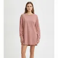 Kendall Nightshirt in Dusty Rose, model shot on white