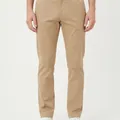 Oakmere Chino Trouser in Stone, model shot on white