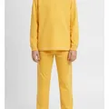 Somerby Kids Pyjama Set in Yellow, model shot on white
