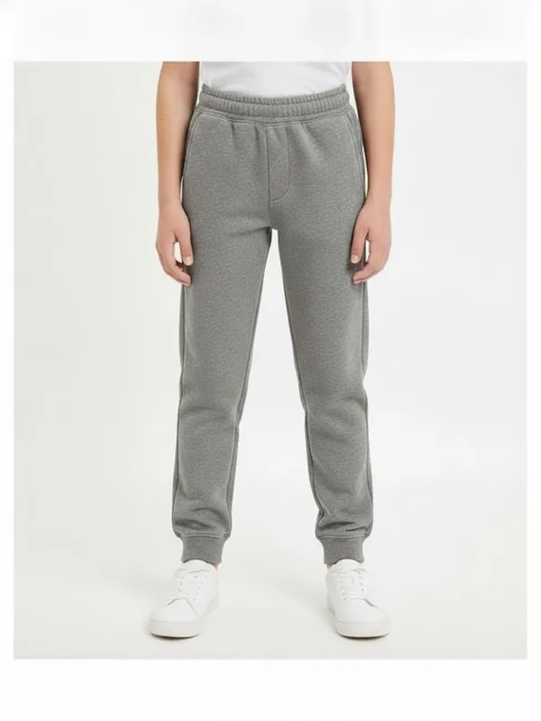 Pimlico Kids Jogger in Grey, model shot on white